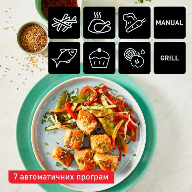 TEFAL Dual Easy Fry&Grill Air Fryer EY905D10