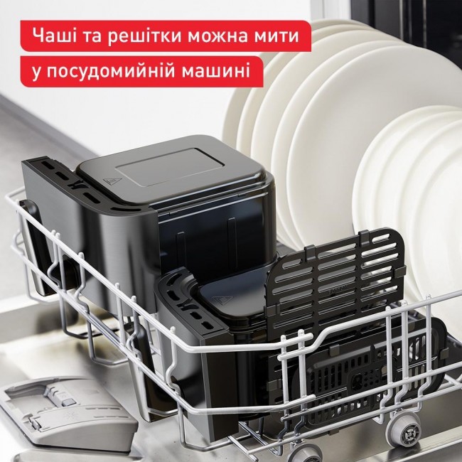 TEFAL Dual Easy Fry&Grill Air Fryer EY905D10