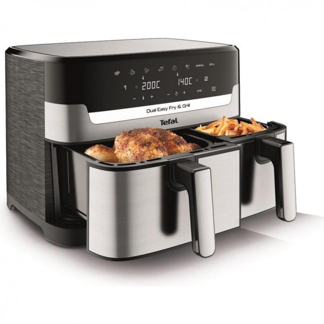 TEFAL Dual Easy Fry&Grill Air Fryer EY905D10