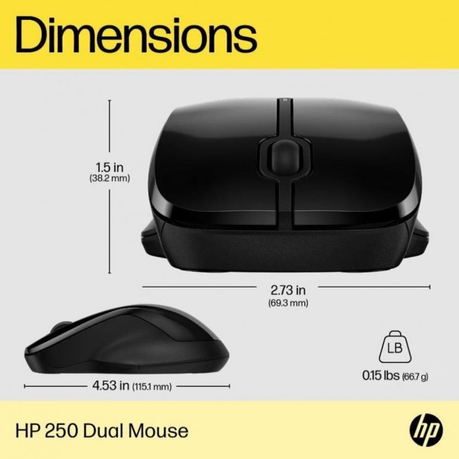 HP 250 Dual Mode Black (6V2J7AA)