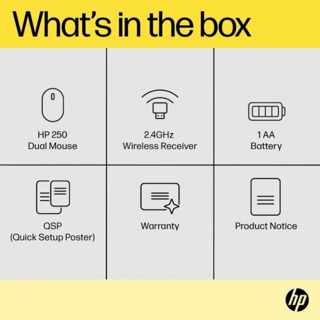 HP 250 Dual Mode Black (6V2J7AA)