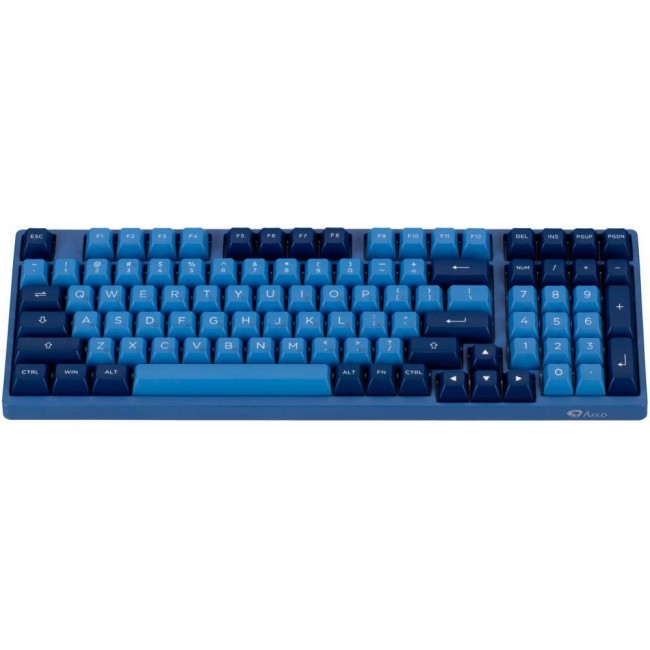 AKKO 3098B Ocean Star 98Key, CS Jelly White, BT/WL/USB-A, EN/UKR Black (6925758615204)