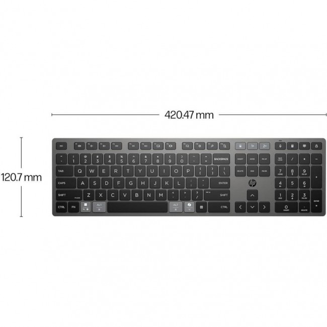 HP 720 Multi-Device Rechargeable Wireless Black (9T5B1AA)