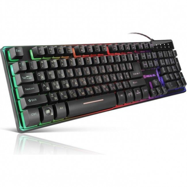 REAL-EL 8700 Gaming Backlit Black (EL123100015)