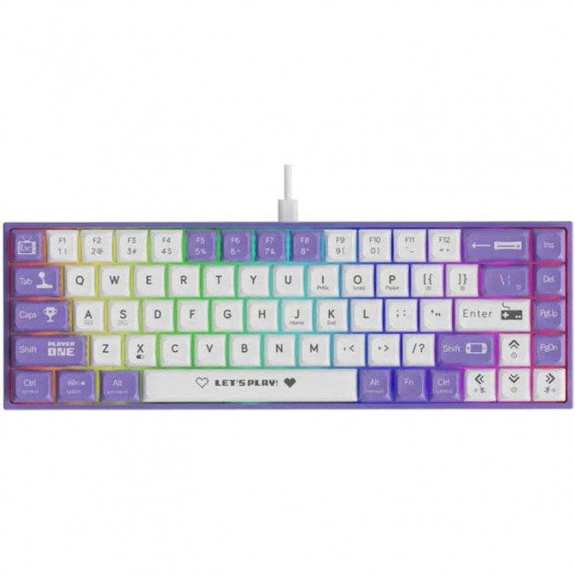 Клавиатура Ajazz AK680 Wired Red Switches Purple