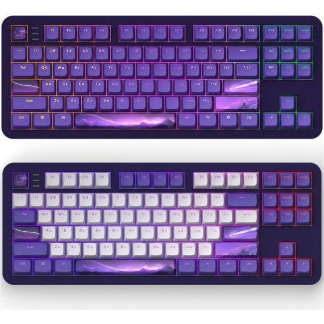 Dark Project ALU87 Celestial ENG/UA Purple (DPKB_CELESTIAL_87_ANSI_UA)