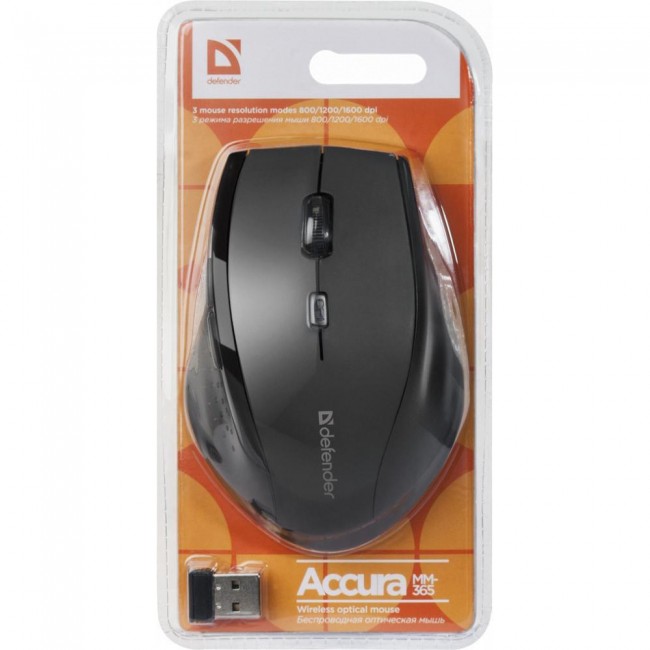 Defender Accura MM-365 Wireless Black (52365)