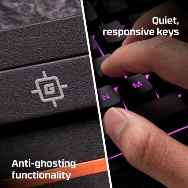 Клавиатура HyperX Alloy Core USB RGB ENG/UA Black (4P4F5AA)