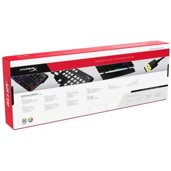 Клавиатура HyperX Alloy MKW100 USB Black RU (4P5E1AX)