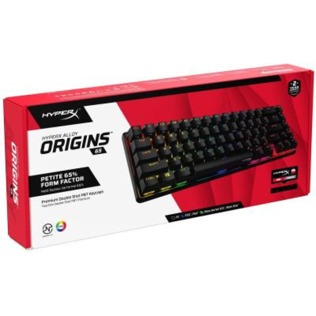 Клавиатура HyperX Alloy Origins 65 HX Red (4P5D6AX)