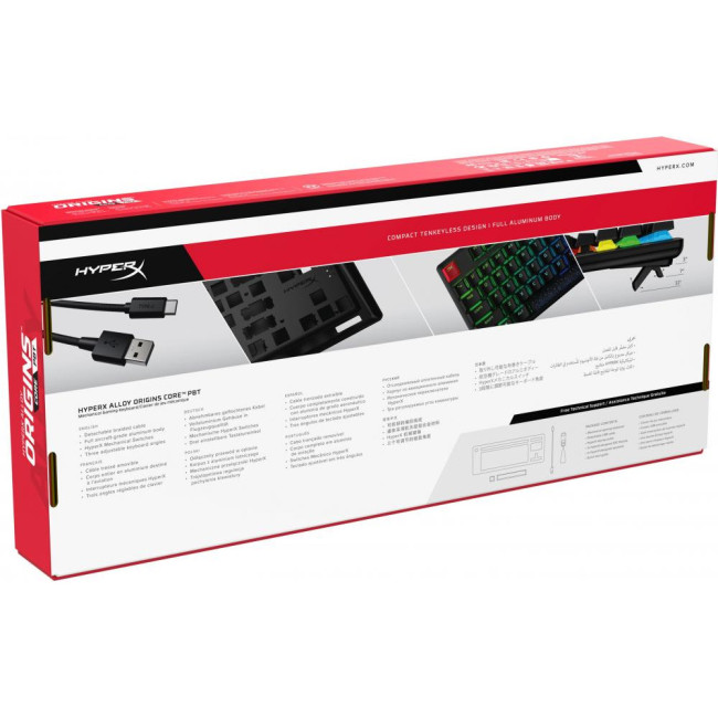 Клавиатура HyperX Alloy Origins Core PBT HX Aqua (639N9AA)