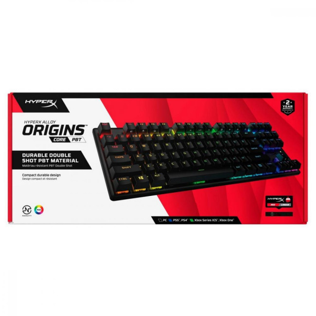 Клавиатура HyperX Alloy Origins Core PBT HX Red (639N7AA)