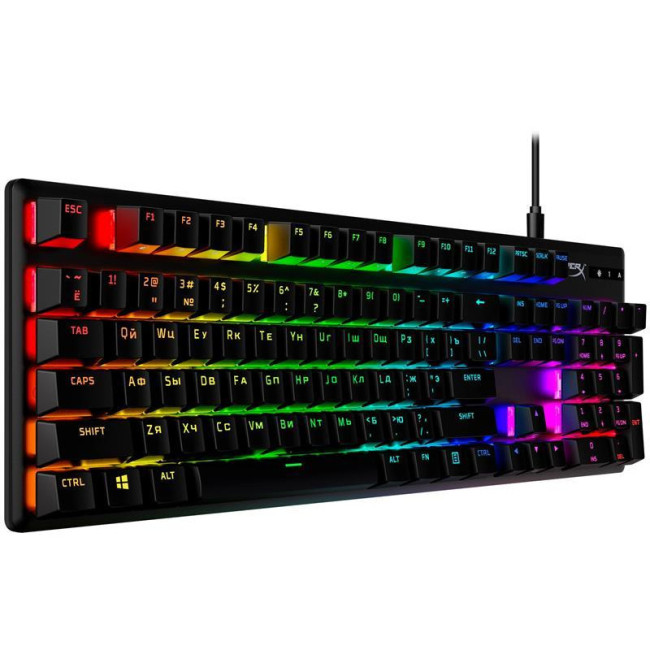 Клавіатура HyperX Alloy Origins PBT RGB Mechanical Red (639N3AA)