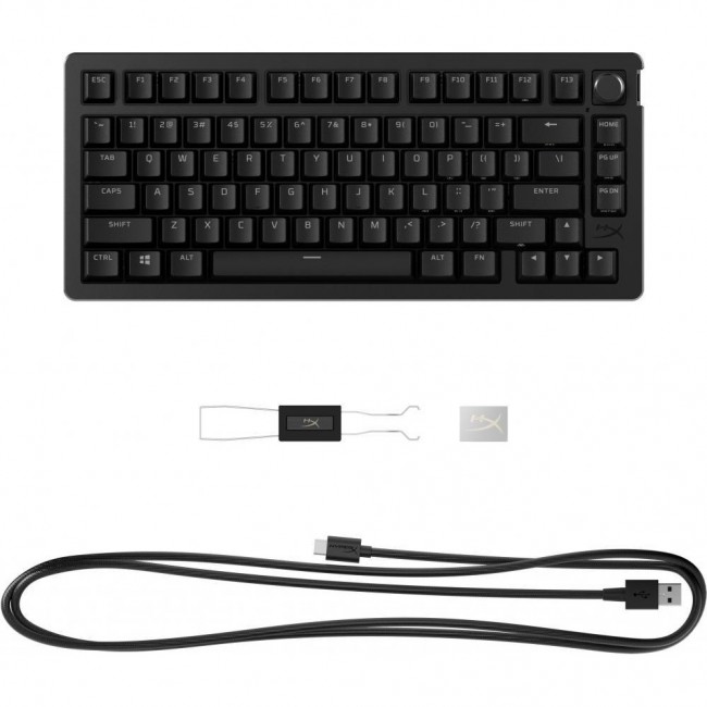 Клавиатура HyperX Alloy Rise 75 PBT HX Red USB Black (7G7A4AA)