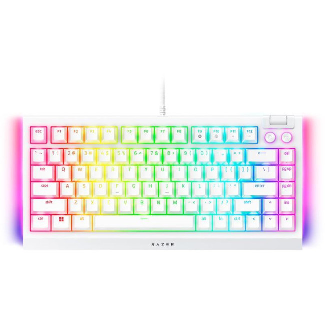 Клавиатура Razer BlackWidow V4 75% White (RZ03-05001700-R3M1)