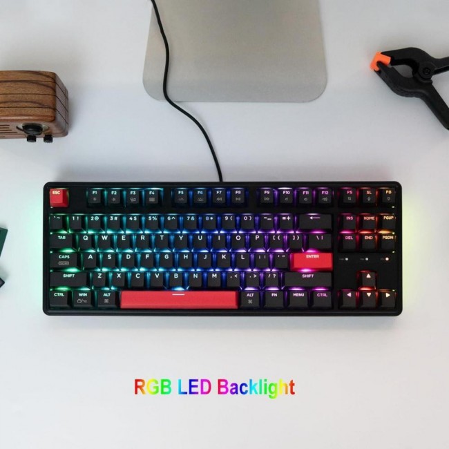 Клавиатура Keychron C3 Pro 87 Key RGB Hot-Swap K Pro Brown Black (C3PH3_KEYCHRON)