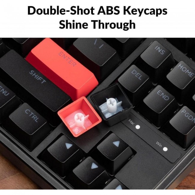 Клавиатура Keychron C3 Pro 87 Key RGB Hot-Swap K Pro Brown Black (C3PH3_KEYCHRON)