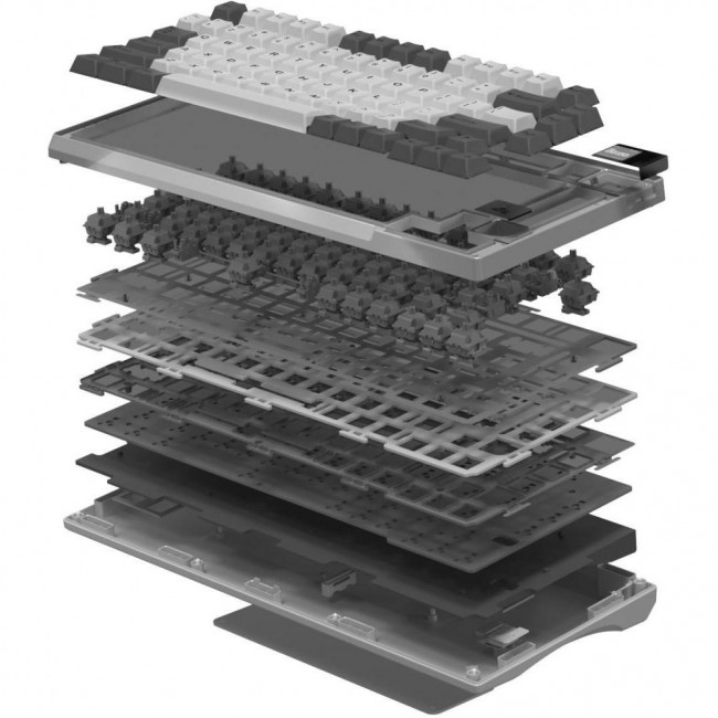 Motospeed Darmoshark K8 Gateron Silver Pro Black-Blue (dmk8bgspro)