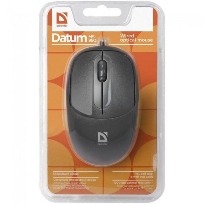 Defender Datum MS-980 Black (52980)