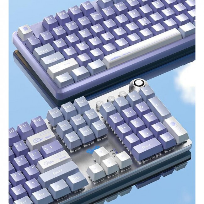 AULA F2088 Pro KRGD Blue Switch White/Violet (6948391234915)