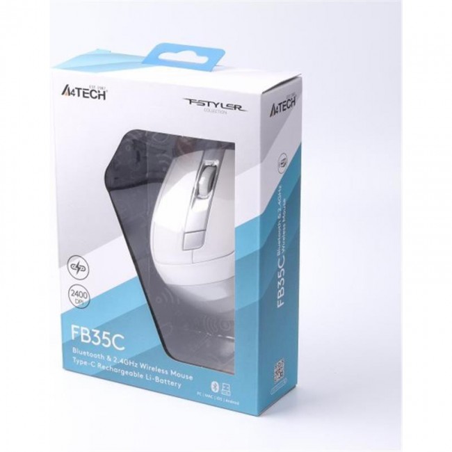 A4Tech FB35C Icy White