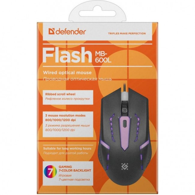 Defender Flash MB-600L Black (52600)