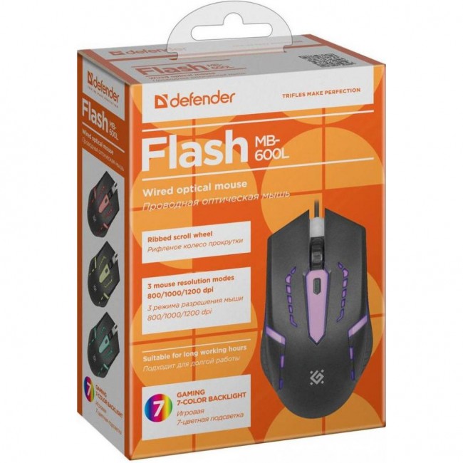 Defender Flash MB-600L Black (52600)