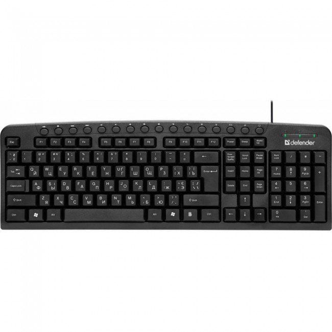 Defender Focus HB-470 UKR USB Black (45471)