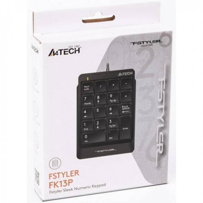 A4Tech Fstyler Numeric Keypad FK13P Black