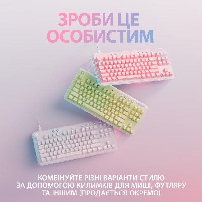 Клавіатура Logitech G713 TKL RGB GX Linear Off-White (920-010678)