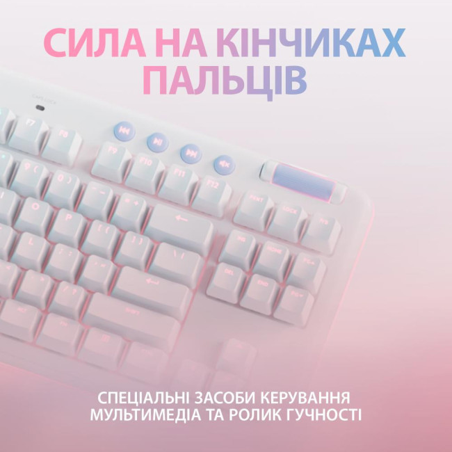 Клавіатура Logitech G713 TKL RGB GX Linear Off-White (920-010678)