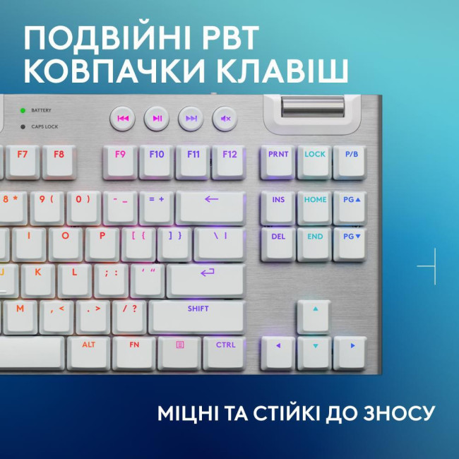 Logitech G915 TKL X TACTILE White (920-012737)