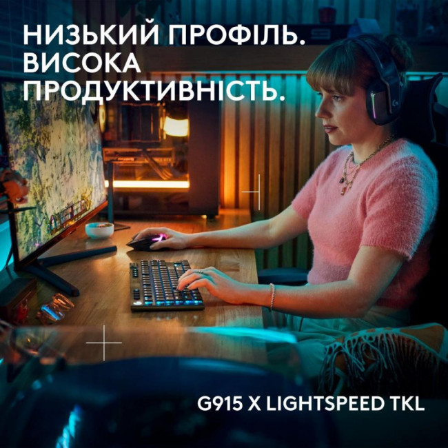 Logitech G915 X LIGHTSPEED TKL Black (920-012721)