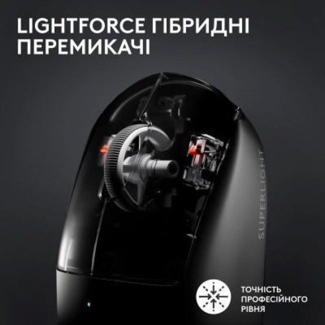 Logitech G Pro X Superlight 2 Lightspeed Wireless White (910-006638, 910-006639)