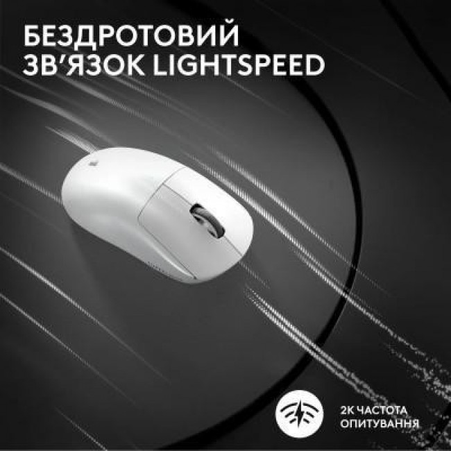Logitech G Pro X Superlight 2 Lightspeed Wireless White (910-006638, 910-006639)