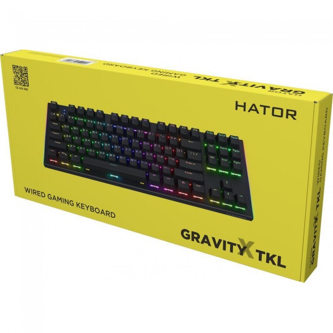 Клавиатура HATOR Gravity X TKL Black (HTK550)