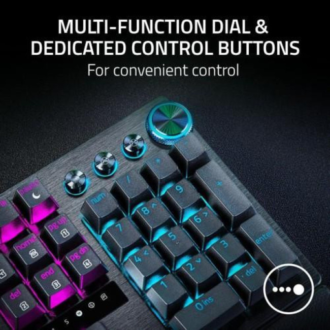 Клавиатура Razer Huntsman V3 Pro Analog Optical Switch Gen-2 USB Black (RZ03-04970100-R3M1)