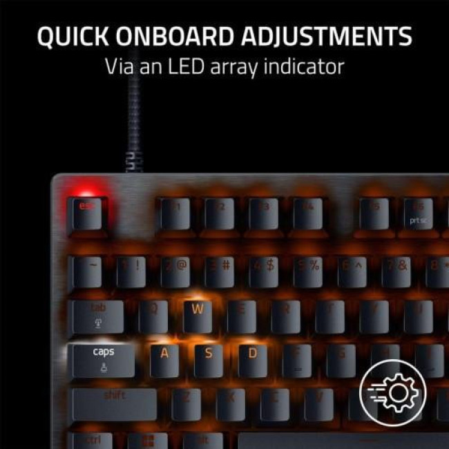 Клавиатура Razer Huntsman V3 Pro TKL Analog Optical Switch Gen-2 USB Black (RZ03-04980100-R3M1)