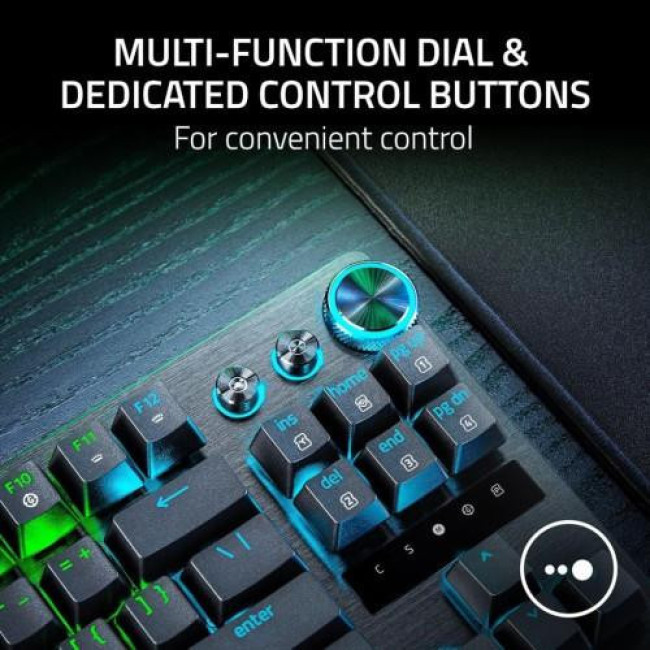 Клавиатура Razer Huntsman V3 Pro TKL Analog Optical Switch Gen-2 USB Black (RZ03-04980100-R3M1)