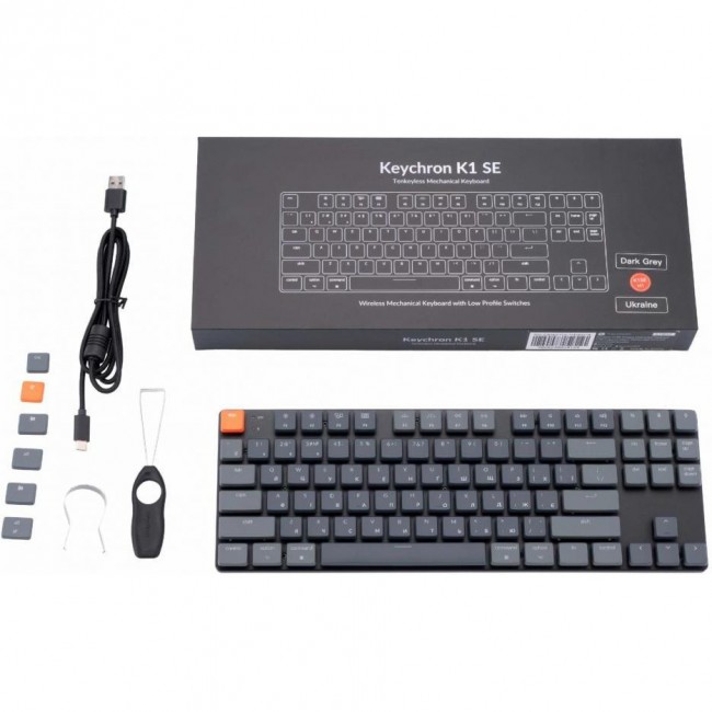 Keychron K1SE 87 Key Gateron Blue Black (K1SEA2_KEYCHRON)