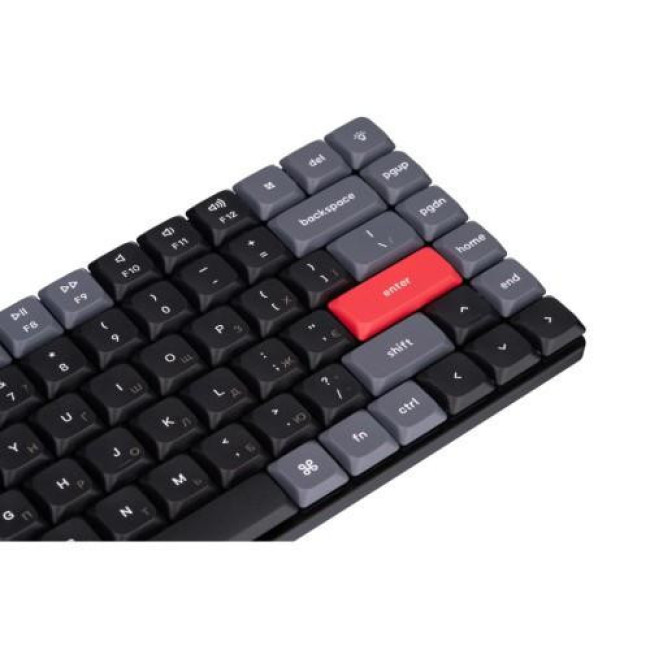 Клавіатура Keychron K3 PRO Gateron Brown BT/USB LowProfile QMK UA RGB Black (K3PB3_KEYCHRON)