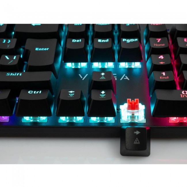Vinga KBGM-101 LED Red Switch USB Black