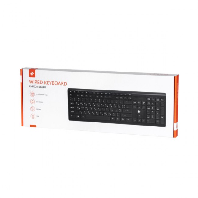 2E KS210 Slim WL Black (2E-KS210WB)