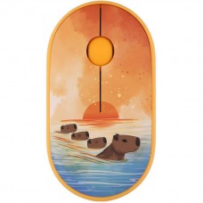 2E MF300 Capybara Sunset Silent WL BT Yellow (2E-MF300WCAPIBARAYW)