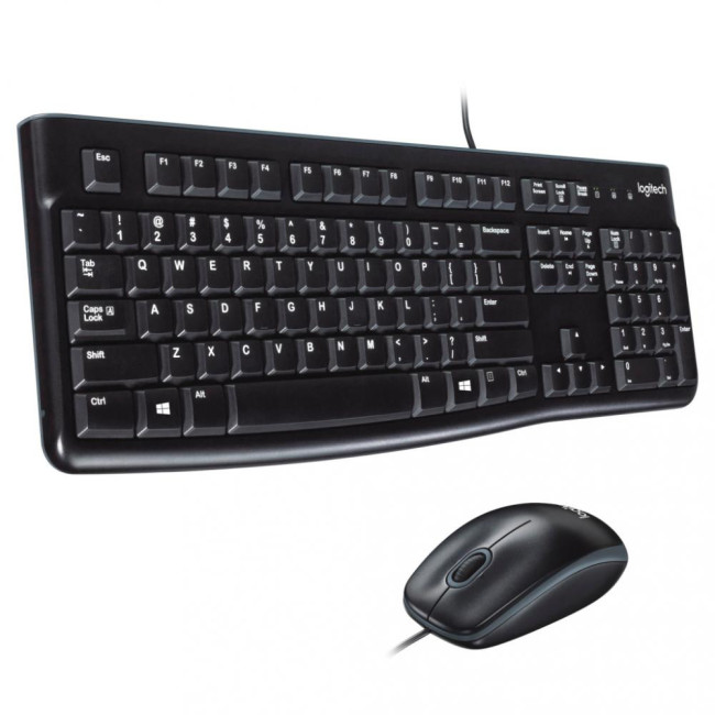 Комплект (клавиатура + мышь) Logitech MK120 Desktop UA/RU (920-002563)