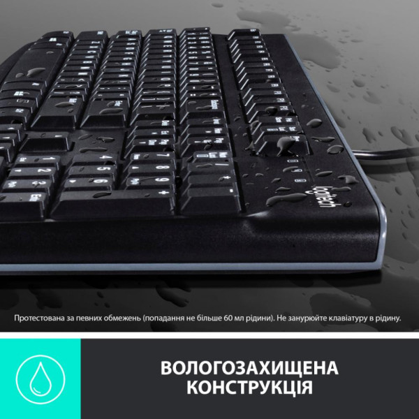 Комплект (клавиатура + мышь) Logitech MK120 Desktop UA/RU (920-002563)