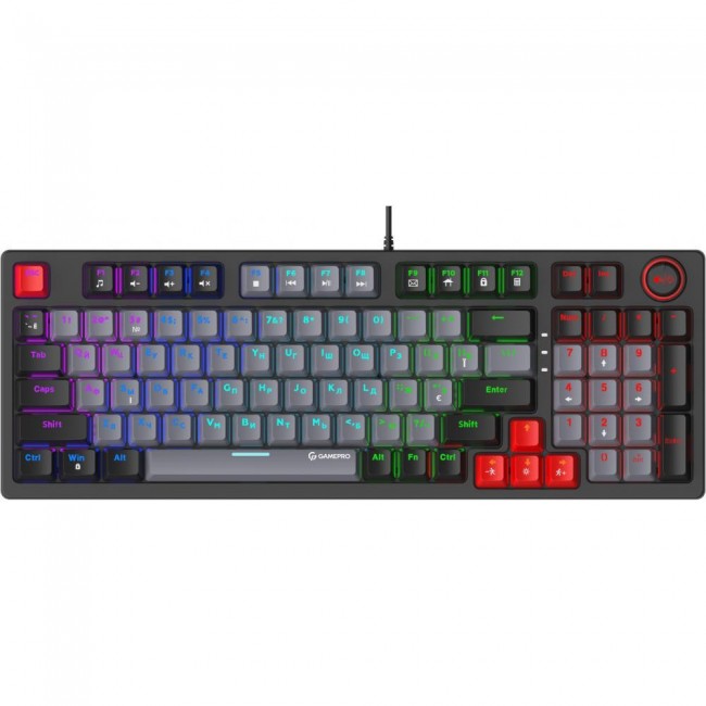GamePro MK120 Red Switch USB Black (MK120R)