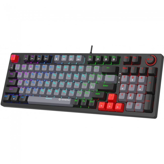 GamePro MK120 Red Switch USB Black (MK120R)