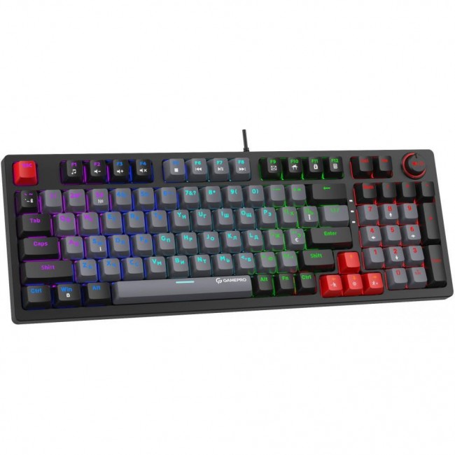 GamePro MK120 Red Switch USB Black (MK120R)