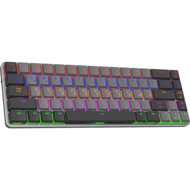 GamePro MK122R Red Switch Low Profile Dark Gray